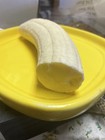 Realistic Artificial Faux Fake Food Fruit Half Banana Display Prop Ups-frt-bna25