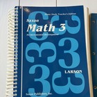 Saxon Math 3  Home Study Edition  Teachers Manual  Workbooks 1   2   Please Read