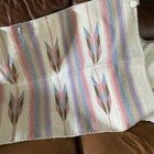 Wool Saddle Show Blanket Southwestern Style Artisan Made In Mexico 61x29   