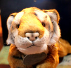 Vintage Yomiko Classics Brown Tiger 18  Plush Stuffed Animal Russ Berrie  soft 