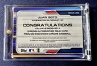 2019 Bowman Chrome Juan Soto Autographed Relic 59 75  bcar-jso
