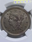 1852 Braided Large Cent  Ngc Ms-62  Nice Luster   