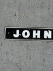 John Deere Vintage Original 23 3 4  Tractor Bulldozer Farm Long Badge Emblem