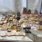 Vintage Wood Rubber Stamp Lot 50  Craft Scrapbooking Mixed Designs Bulk 5lb