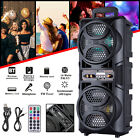 Portable Bluetooth Speaker Subwoofer Heavy Bass Sound System Party Speaker Usa