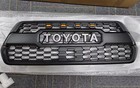 Front Grille For 2016-2023 Tacoma Sr Sr5 Mesh Grill Black W 4 Led