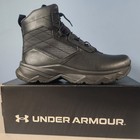  Nib Under Armour Ua Stellar G2 6  Tactical Boots Mens Sz 8 Black Hiking Rugged