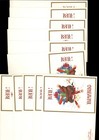 Bah  Humbug By Time For Christmas   Lot Of Ten Unused Greeting Cards No Envelope