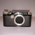 Vintage Leica 35 Mm  Black Nickel Rangefinder Camera From 1936   122876 Works 