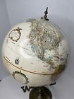 Rare Replogle 12  Diameter Globe World Classic Series Raised Relief Metal Base