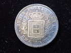 India Portuguese 1 Rupia 1882 Silver Km312 Lu  z I Calcutta              H6316 Money Coin