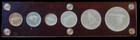 Canada  1967 Silver Proof Like 6 Coin Set In Plastic Holder