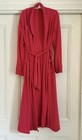 1960s Vintage Abercrombie   Fitch   By Jaeger Mens Coral Wool Bathrobe