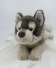 Russ Berrie Yomiko Classics Grey Wolf Stuffed Animal 16    Realistic Plush