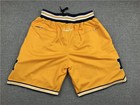 2 Colors Mens Michigan Wolverine Basketball Shorts Sport Shorts All Stitched