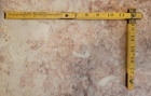 36 Inch Lufkin Wood Zig Zag Folding Ruler Rule  Alamo Iron Works Vintage Usa