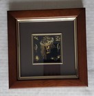 Vintage Damasquinada Toledo Spain Gold Jesus  Hand Crafted 