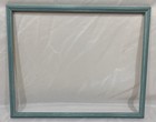Vintage Blue Solid Wood Frame Fits 20 x16  Oak  Wood Grain Reeded