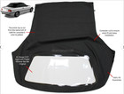 Convertible Soft Top Fits 1994-1999 Bmw 3-series E36 W dot Plastic Window  Vinyl