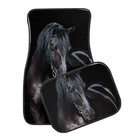 4 Pcs Car Floor Mats All Weather Carpets Fit Most Trucks Suv Black Horse
