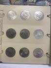 Complete 1971-1978 Eisenhower Dollars Set Dansco Album 32 Coins Silver   Proof