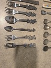Vintage Walt Disney Children s Silverware   Minniature Spoons 17 Pieces
