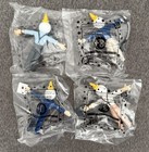 Jack In The Box  1997 Bendable Jack Sealed Toy Set Of 4   Free Shipping 