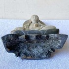 Hand Carved Soap Stone Chinese Buddha Sculpture