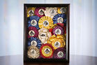 Neat Collage Vintage Horse Show Ribbons Trophy Shadow Box Home Country Decor