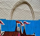 Vintage Barton   s Bonboniere Christmas Paper Shopping Bag Candy Store Advertising