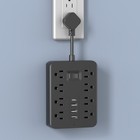 8 Outlet Power Strip Surge Protector 1700j With Usb-c Port Us Wall Mount Charger