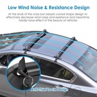 Universal Roof Rack Cross Bars Aluminum Lockable Extendable 165lbs Per Bar