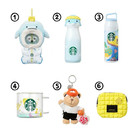 Starbucks Korea 2026 Jeju Dolphin Cold Cup Tumbler Mug Diver Bearista