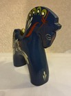 Vtg Swedish Dala Horse Hand Painted Candleholder  J  Gudmunds Sjurberg Rattvik