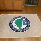 Vintage Chicago Sanitary District Flag Springfield St Louis Cairo Lake Michigan