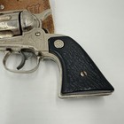Nichols Stallion 38 Cap Gun With Leather Holster Vintage Works Great Watch