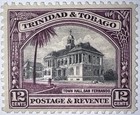 Travelstamps  Trinidad   Tobago Stamps Sc  39 Mint  Og  Hinged 12 Cents 12 Perf