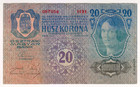 1913 Austria 20 Kronen 067058 Paper Money Banknotes Currency