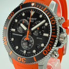 2026 Tissot Seastar 1000 Chronograph Orange Strap Men s Watch T120 417 17 051 01