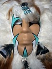 Vintage Shaman Native American Medicine Mask By R  W  Adamson Handmade 15 