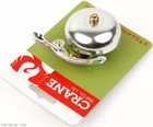 Crane Suzu Silver Classic Alloy Bicycle Bell Lever-strike 22 2mm To 26mm