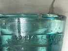 W brookfield New York Glass Insulator 4 Inch X2 Green