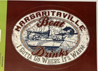 Jimmy Buffett Margaritaville Boat Drinks I Gotta Go Where It s Warm 6  Sticker