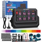 Mictuning Rgb 8 Gang Wireless Switch Panel  Circuit Control Relay System Box