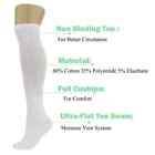 12-60 Pairs Wholesale Bulk Lots Men s Diabetic Over The Calf Socks 10-13 13-16
