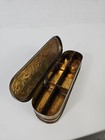 Early 18th Century Antique Copper Dutch Table Tobacco Box - Unique Hand Engraved
