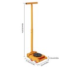 4pcs 6 Ton Heavy Duty Machine Dolly Skates Machinery Roller Mover Cargo Trolley