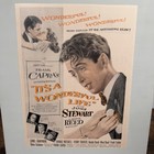 Vintage Original It s A Wonderful Life Movie Ad 7   x10    James Stewart Donna Reed