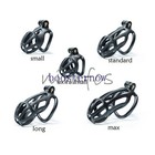 Male Chastity Cage Device 6 Colors Men Resin Mamba Lock Belt 5 Rings