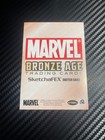 2012 Marvel Bronze Age Sketch Card  Iron Man   Namor  Rodjer Goulart